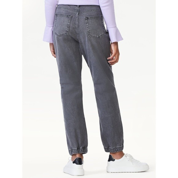 Free Assembly Grey Jogger Mom Jeans w/ Adjust Waist - Girls‎ Size 18 **NWT ** - Picture 3 of 10